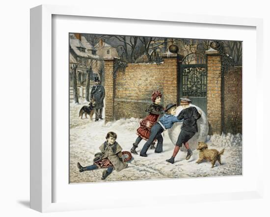 A Giant Snowball-William Weekes-Framed Giclee Print