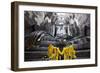 A Giant Sukhothai Era Sitting Buddha, Wat Si Chum, Sukhothai Historical Park, Thailand-Alex Robinson-Framed Photographic Print