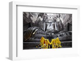 A Giant Sukhothai Era Sitting Buddha, Wat Si Chum, Sukhothai Historical Park, Thailand-Alex Robinson-Framed Photographic Print