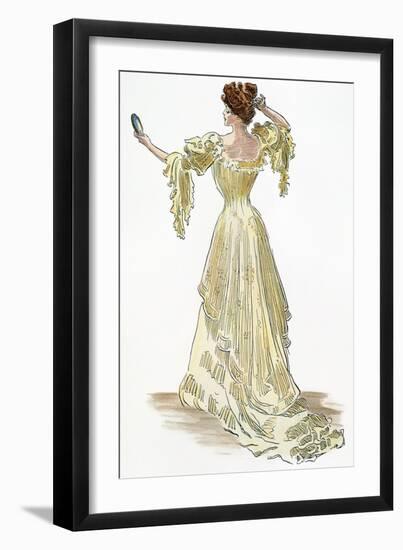 A Gibson Girl, 1903-Charles Dana Gibson-Framed Giclee Print