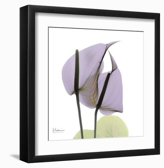 A Gift of Flowers in Lavender-Albert Koetsier-Framed Art Print