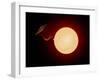 A Gigantic Ufo Venting Plasma from the Sun-Stocktrek Images-Framed Art Print