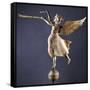 A Gilded and Molded Copper Weathervane of the Angel Gabriel, American, Late 19th Century-null-Framed Stretched Canvas