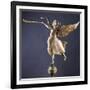 A Gilded and Molded Copper Weathervane of the Angel Gabriel, American, Late 19th Century-null-Framed Giclee Print