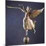 A Gilded and Molded Copper Weathervane of the Angel Gabriel, American, Late 19th Century-null-Mounted Giclee Print
