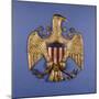 A Gilded Pressed Tin Eagle, American, 20th Century-null-Mounted Giclee Print