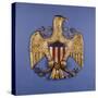 A Gilded Pressed Tin Eagle, American, 20th Century-null-Stretched Canvas