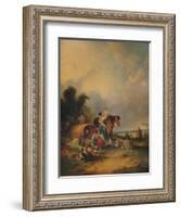 A Gipsy Encampment, c1788-William Shayer-Framed Giclee Print