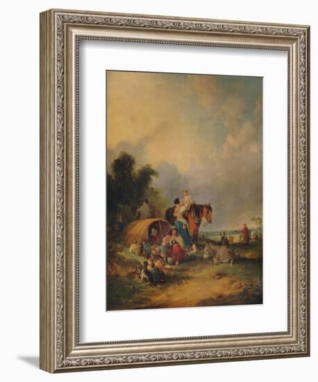 A Gipsy Encampment, c1788-William Shayer-Framed Giclee Print