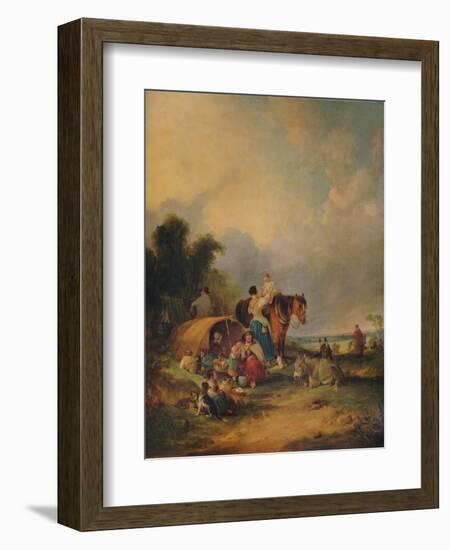 A Gipsy Encampment, c1788-William Shayer-Framed Giclee Print