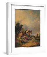 A Gipsy Encampment, c1788-William Shayer-Framed Giclee Print