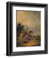 A Gipsy Encampment, c1788-William Shayer-Framed Giclee Print