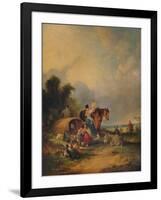 A Gipsy Encampment, c1788-William Shayer-Framed Giclee Print