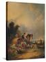 A Gipsy Encampment, c1788-William Shayer-Stretched Canvas