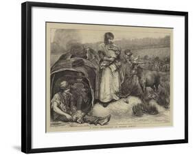 A Gipsy Encampment on Putney Common-Hubert von Herkomer-Framed Giclee Print