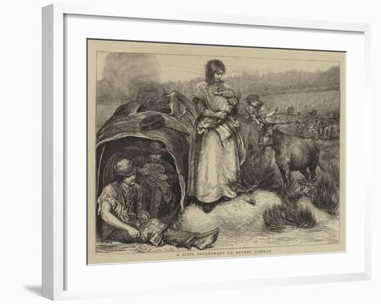 A Gipsy Encampment on Putney Common-Hubert von Herkomer-Framed Giclee Print