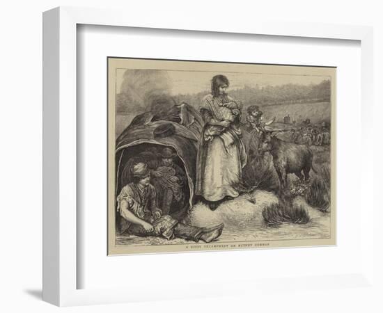 A Gipsy Encampment on Putney Common-Hubert von Herkomer-Framed Giclee Print