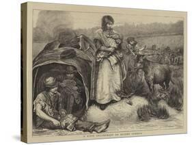 A Gipsy Encampment on Putney Common-Hubert von Herkomer-Stretched Canvas