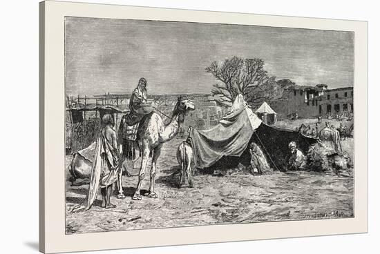 A Gipsy Tent, Egypt, 1879-null-Stretched Canvas