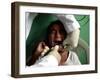 A Girl, 6, Cries as Dentist Allan Castellanos Removes a Molar Toot-null-Framed Premium Photographic Print