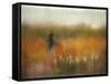 A Girl and Bear Grass-Shenshen Dou-Framed Stretched Canvas