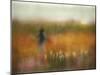 A Girl and Bear Grass-Shenshen Dou-Mounted Photographic Print