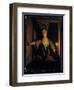 A Girl at the Window (Oil on Board)-Godfried Schalken Or Schalcken-Framed Giclee Print