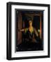 A Girl at the Window (Oil on Board)-Godfried Schalken Or Schalcken-Framed Giclee Print