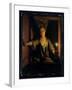 A Girl at the Window (Oil on Board)-Godfried Schalken Or Schalcken-Framed Giclee Print