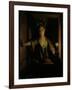 A Girl at the Window (Oil on Board)-Godfried Schalcken-Framed Giclee Print