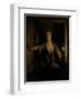 A Girl at the Window (Oil on Board)-Godfried Schalcken-Framed Giclee Print