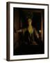 A Girl at the Window (Oil on Board)-Godfried Schalcken-Framed Giclee Print