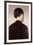 A Girl from Behind, Half Length, circa 1884-Vilhelm Hammershoi-Framed Giclee Print