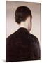 A Girl from Behind, Half Length, circa 1884-Vilhelm Hammershoi-Mounted Giclee Print