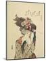 A Girl from Ohara, 1806-1815-Katsushika Hokusai-Mounted Premium Giclee Print