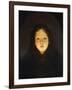 A Girl, Head and Shoulders-Petrus Van Schendel-Framed Giclee Print