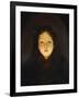 A Girl, Head and Shoulders-Petrus Van Schendel-Framed Giclee Print