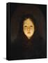 A Girl, Head and Shoulders-Petrus Van Schendel-Framed Stretched Canvas