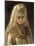 A Girl in a Boyar Costume-Konstantin Egorovich Makovsky-Mounted Giclee Print