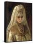 A Girl in a Boyar Costume-Konstantin Egorovich Makovsky-Framed Stretched Canvas