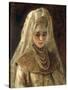 A Girl in a Boyar Costume-Konstantin Egorovich Makovsky-Stretched Canvas