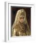 A Girl in a Boyar Costume-Konstantin Egorovich Makovsky-Framed Premium Giclee Print