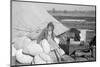 A girl in the camp for white flood refugees at Forrest City, Arkansas, 1937-Walker Evans-Mounted Photographic Print