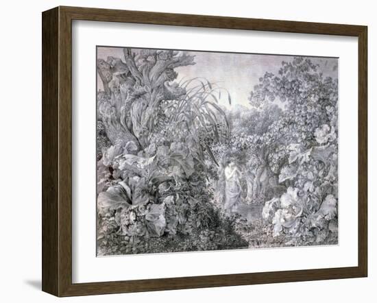 A Girl in the Wood of Weidenau, C1777-1835-Carl Wilhelm Kolbe-Framed Giclee Print