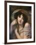 A Girl, Late 18th Century-Jean-Baptiste Greuze-Framed Giclee Print