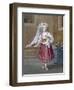 A Girl of Chios, Plate 74-Jean Baptiste Vanmour-Framed Giclee Print