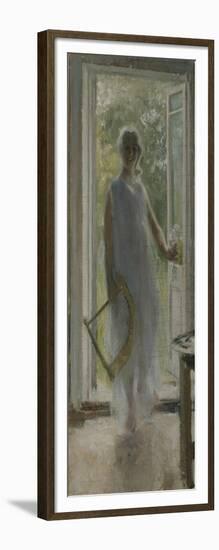 A Girl on the Doorstep-Konstantin Alexeyevich Korovin-Framed Giclee Print