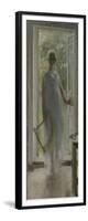 A Girl on the Doorstep-Konstantin Alexeyevich Korovin-Framed Giclee Print