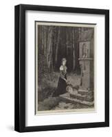 A Girl Praying-Hubert Salentin-Framed Giclee Print