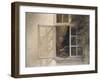 A Girl Reading in a Window-Peter Ilsted-Framed Giclee Print